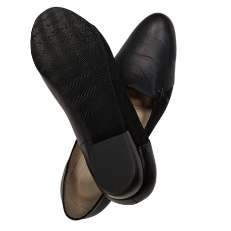 Black women's low heel shoes Vitas Laiks T-206