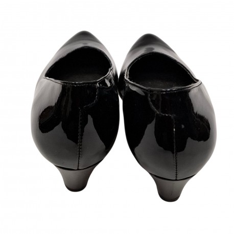 Schwarze Damenschuhe aus Wildleder mit hohen Absätzen Vitas Laiks T-88