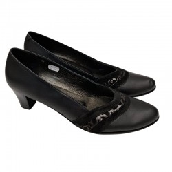 Schwarze Damenschuhe Vitas Laiks T-97