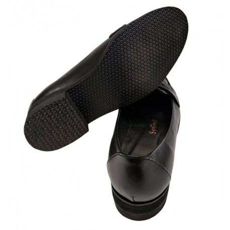 Svarte kvinners loafer sko Vitas Laiks T-120/4
