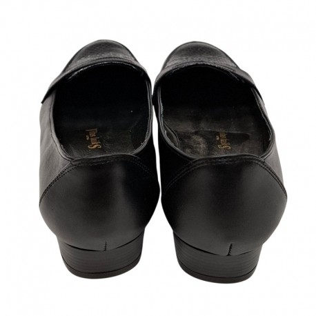 Svarte kvinners loafer sko Vitas Laiks T-120/3 m