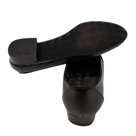 Svarte kvinners loafer sko Vitas Laiks T-120/3 m
