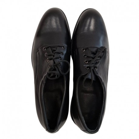 Men's black lace up shoes Lituanica 91-3164