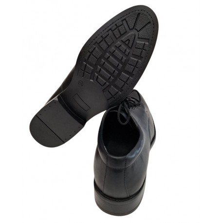 Men's black lace up shoes Lituanica 91-3164