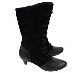 Women's autumn long boots with lining Vitas Laiks S-71