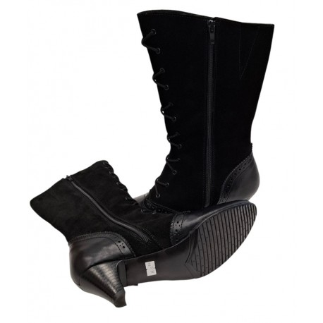 Women's autumn long boots with lining Vitas Laiks S-71