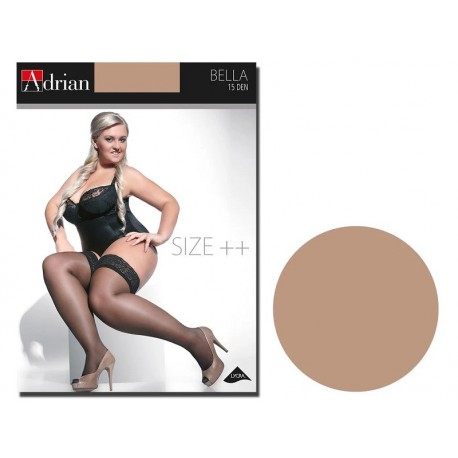 Bella big size stockings 15 DEN