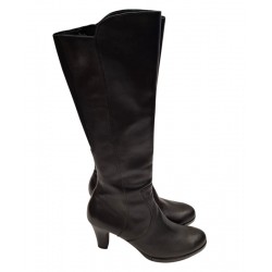 Schwarze Herbststiefel mit hohen Absätzen Vitas Laiks S-700