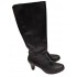 Schwarze Winterstiefel mit hohen Absätzen Vitas Laiks S-111