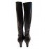 Schwarze Winterstiefel mit hohen Absätzen Vitas Laiks S-111