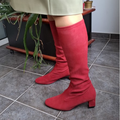 Naiste sügisesed seemisnahast sokisaapad PieSanto 235275 cherry