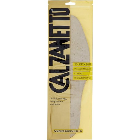 Calzanetto SOFT mīkstas zamšādas apavu iekšzoles (24–46)