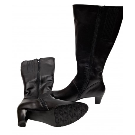 Große Damen-Winterstiefel mit breiter Spitze Vitas Laiks S-145