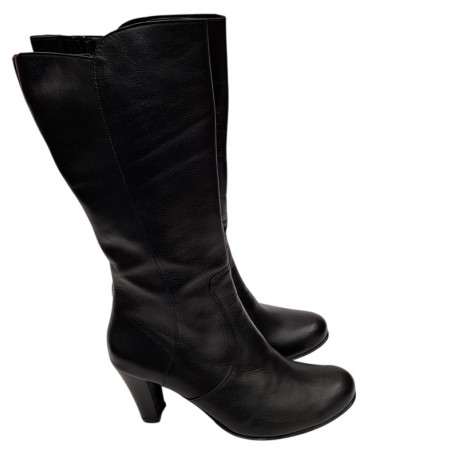 Women's autumn long boots with lining Vitas Laiks S-976