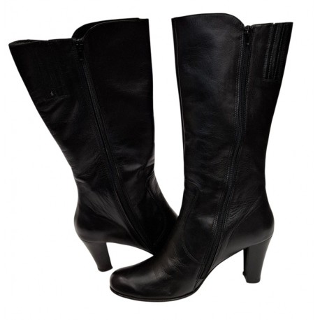 Women's autumn long boots with lining Vitas Laiks S-976