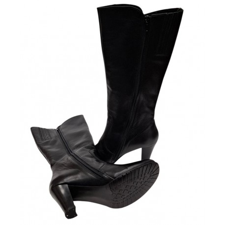 Women's autumn long boots with lining Vitas Laiks S-976