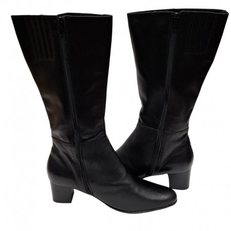 Women's autumn long boots with lining Vitas Laiks S-975