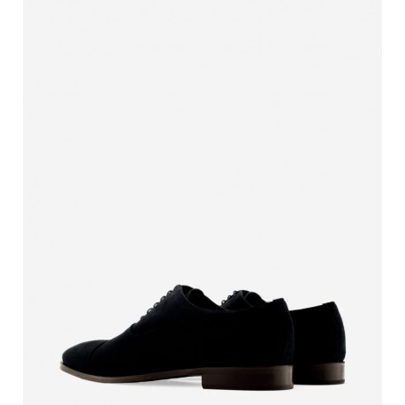 Dress shoe in navy suede. 5967SERRAJEINGLESMARINO47