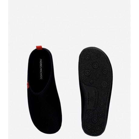 Unisex svarte sneakers i mesh