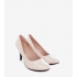 Klassische beige Pumps aus Lackleder AM422
