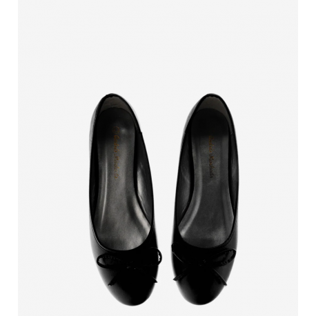 Klassische schwarze Ballerinas AM TG104