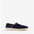 Iconic navy mesh sneakers with rubber and jute sole. AM500Rejillamarino