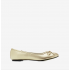 Klassische Ballerinas in weichem Goldton. TG104