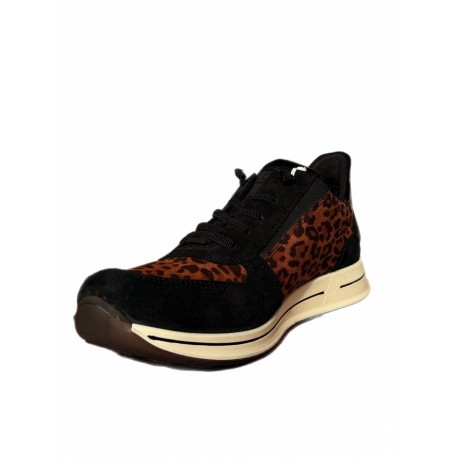 Freizeitschuhe mit Leopardenmuster für breitere Füße 10H