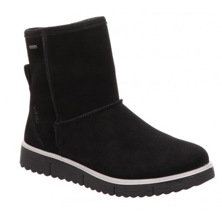 Melni zamšādas ziemas puszābaki GORE-TEX Legero 3-00654-00 Melni zamšādas ziemas puszābaki GORE-TEX Legero 3-00654-00