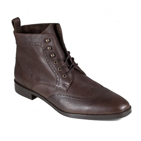 Store størrelser brune høstens herrestøvletter Jandre 4656-A233 Store størrelser brune høstens herrestøvletter Jandre 4656-A233