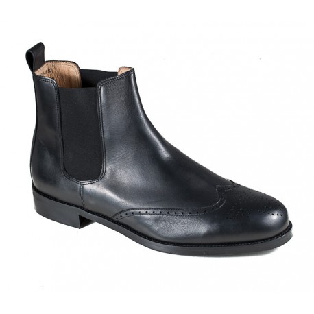 Store størrelser svart høstens Chelsea støvletter Jandre 4659 Store størrelser svart høstens Chelsea støvletter Jandre 4659