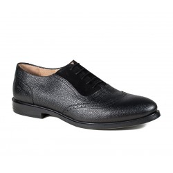 Men's big size black shoes  Jandre 6398