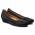 Womens black suede shoes Gabor 02.690.47