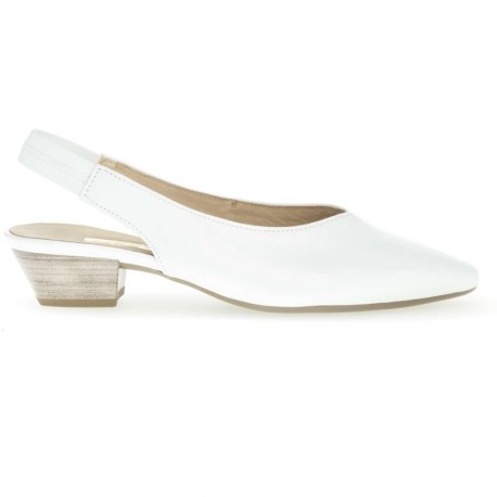 White slingback sandals Gabor 25.630.21 White slingback sandals Gabor 25.630.21
