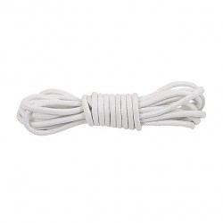 Long white round Shoe laces 150 cm